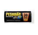 SACO PRETO PARA LIXO - ROLO COM 25 UNIDADES - 30 LT - PESADAO