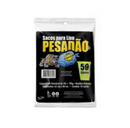 SACO PRETO PARA LIXO - ALMOFADA COM 10 UNIDADES - 50 LT - PESADAO