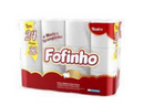 PAPEL HIGIENICO NEUTRO - FOLHA DUPLA - PK 24 ROLOS C/30 M CADA - FOFINHO