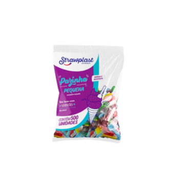 PAZINHA PEQUENA - COR MISTA - PCT C/500 UNIDADES - STRAWPLAST