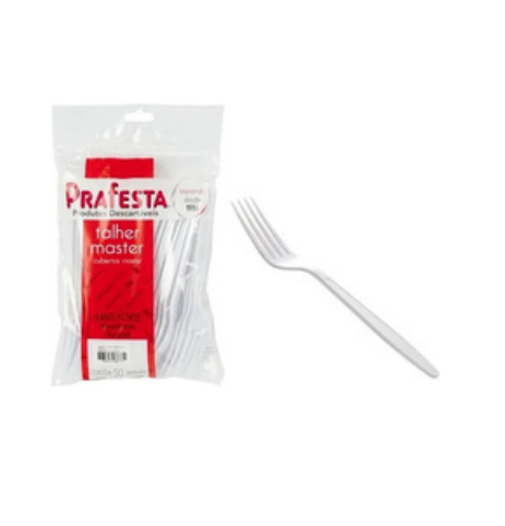 GARFO FORTE (MASTER) - BRANCO - PCT C/50 UNIDADES - PRAFESTA