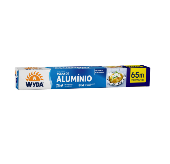 ROLO DE ALUMINIO INSTITUCIONAL 45 CM X 65 M - WYDA