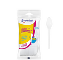 COLHER SOBREMESA - BRANCA - PCT C/50 UNIDADES - STRAWPLAST