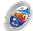 ASSADEIRA DE ALUMÍNIO MOLDADA OVAL 4000 ML - Y40 CX C/12 UNIDADES - WYDA