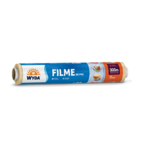 REFIL FILME DE PVC INSTITUCIONAL 28 CM - C/300 M - WYDA