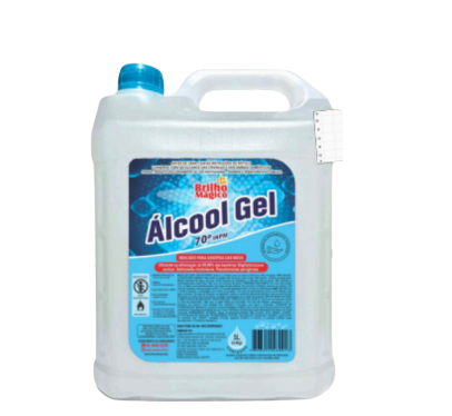 ALCOOL GEL 70 % 5L - BRILHO MÁGICO