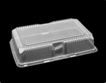 TA 05 - TAMPA PET ALTA PARA BANDEJA EPS 05 - CX C/200 UNIDADES - MARPLAST