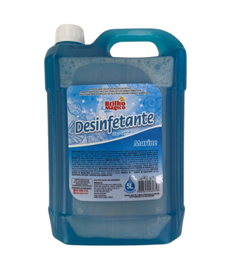 DESINFETANTE 5L - MARINE - BRILHO MÁGICO