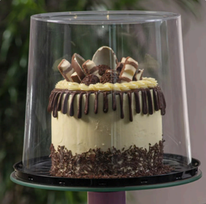 G58CT - EMBALAGEM TORTA ALTA GOURMET BASE PRETA C/20 UNIDADES