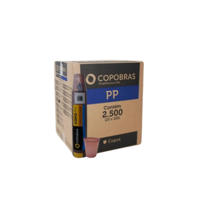 CFCO-180-COPO PLÁSTICO PP COMBATE 180 ML - PCT C/100 UNI - COPOBRAS