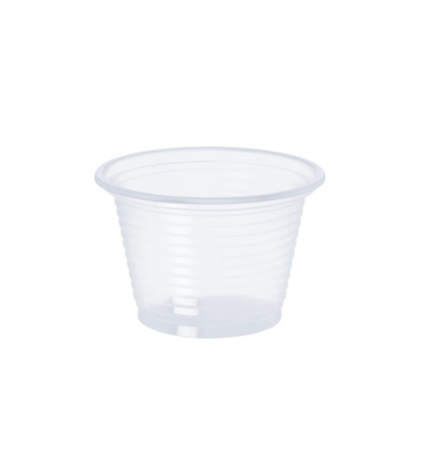 PTT-100- POTE PLÁSTICO PS TRANSPARENTE 100 ML - PCT C/100 UNI - COPOBRAS
